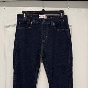 Abercrombie Kids Boys Dark Blue Jeans 13/14 Long Straight
